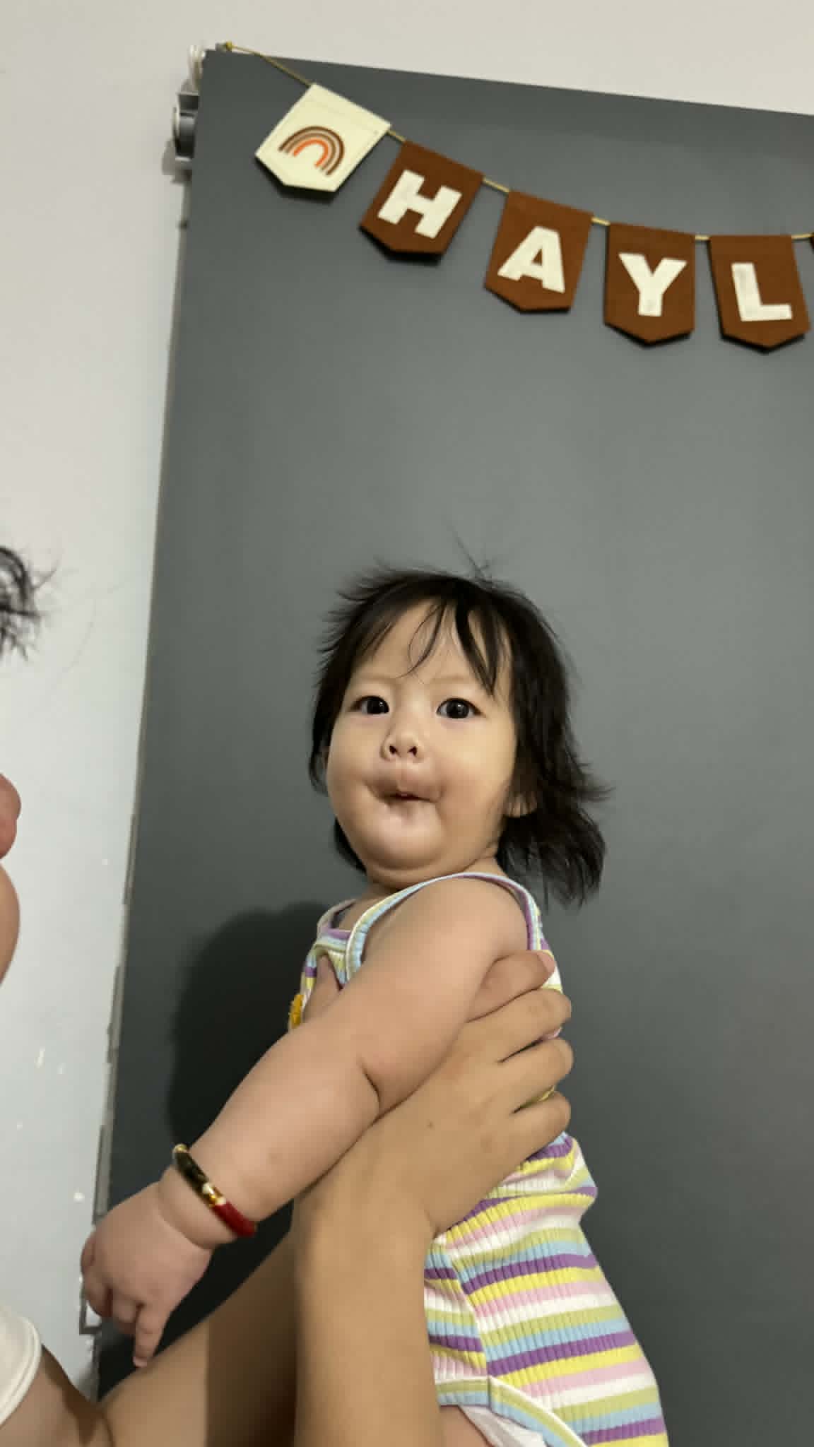 Hayley's portrait 9 — Month 9